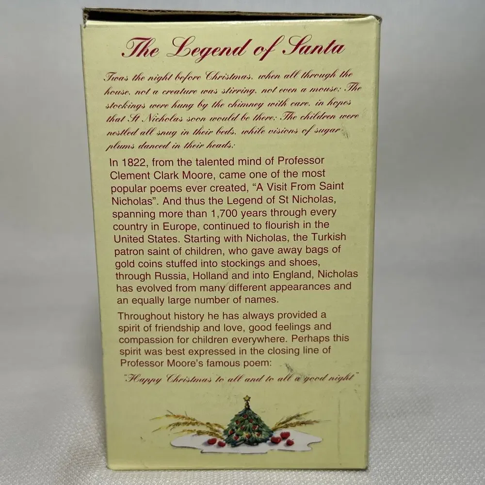NIB International Santa Claus Collection St. Nicholas Poland 5” Vintage